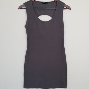 Gray Mini Dress